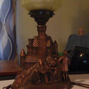 Vintage “Serenade No. 242” Spelter Table Lamp